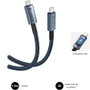 Subblim Cable USB-C a USB-C 240W 4.0 8K Thunderbolt 1.5m Negro
